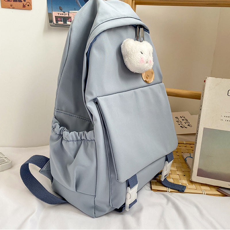 Cartoon Puppy Pattern Pure Color Backpack modakawa