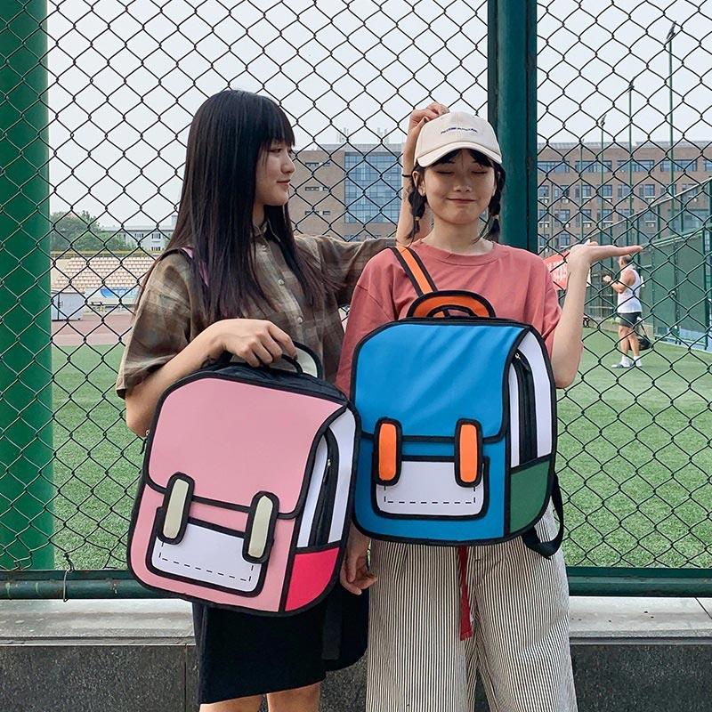 Three Dimensional Cartoon Backpack Modakawa