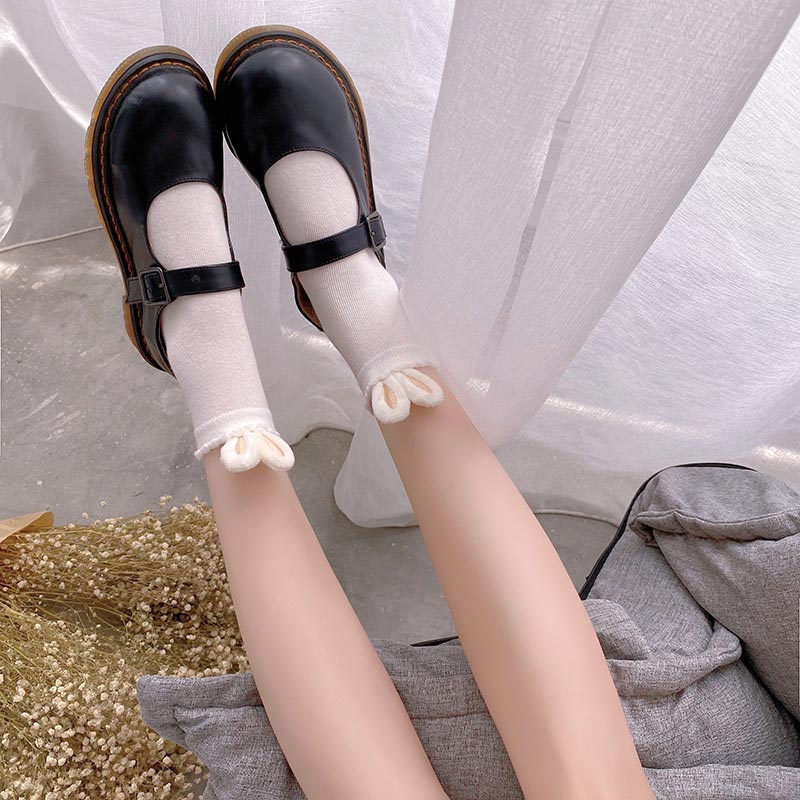 Bunny Ears Lolita Ankle Socks modakawa