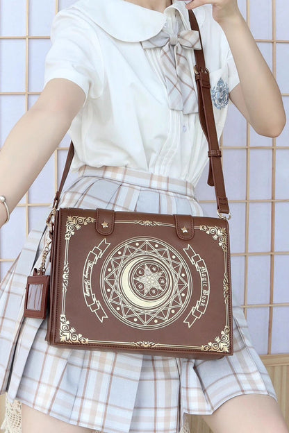 Lolita Star Moon Print Crossbody Bag SpreePicky