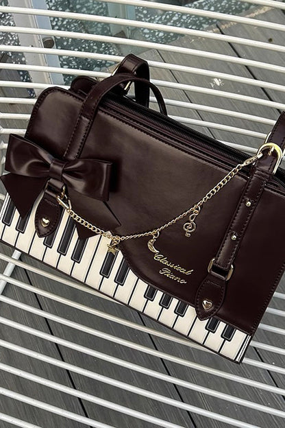 Piano Waltz Bowknot Handbag SpreePicky