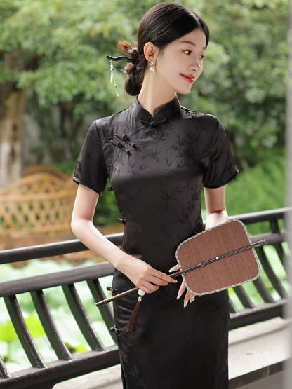 Black Classic Embodies Cheongsam Hanfu Story