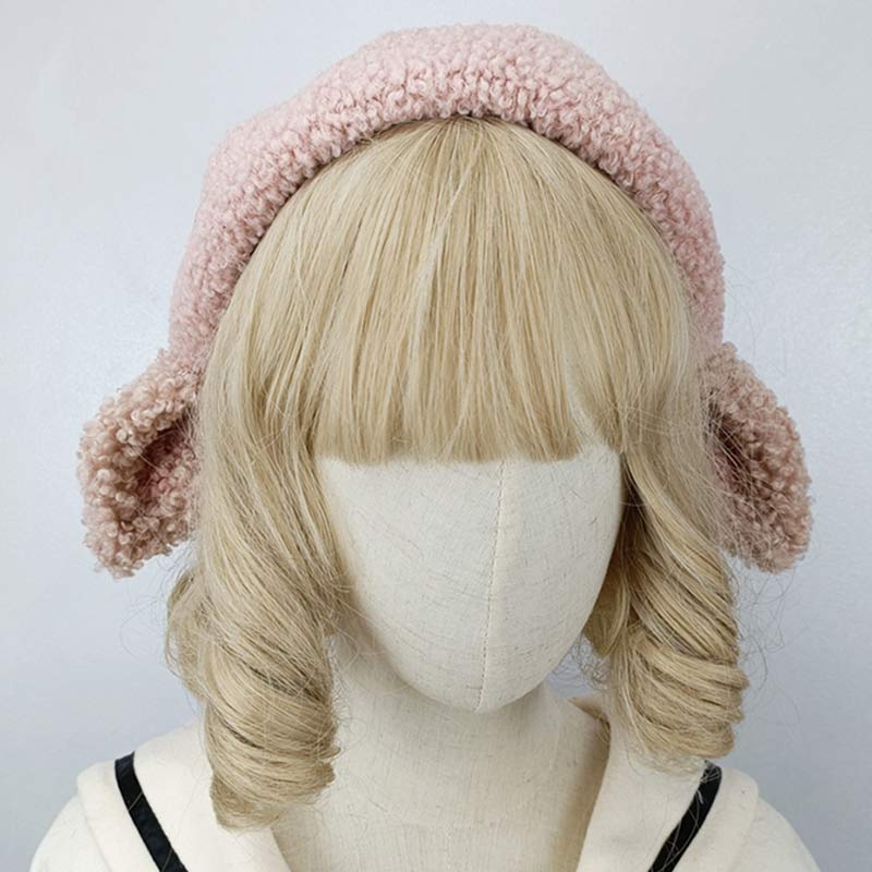 Cute Sheep Ears Woolen Lolita Beret modakawa