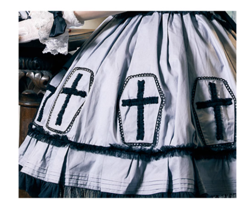 Halloween Cross Lolita Dress Confession Balloon