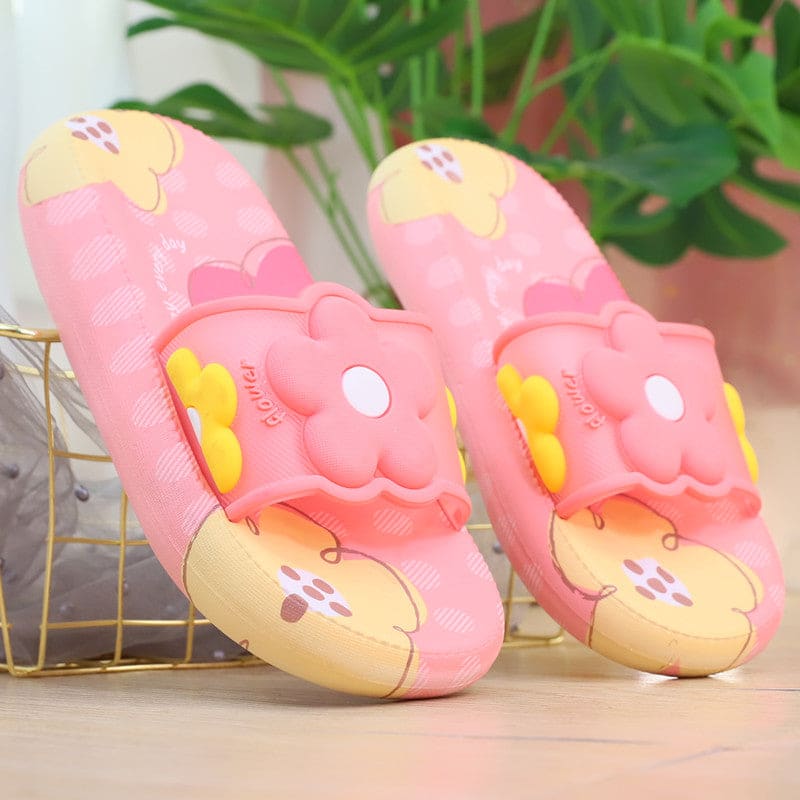 6 Colors Cute Flower Home Wear Sandals ON878 - Pink / 36/37