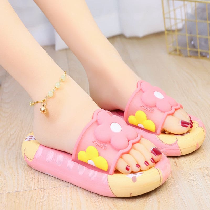 6 Colors Cute Flower Home Wear Sandals ON878 - slippers