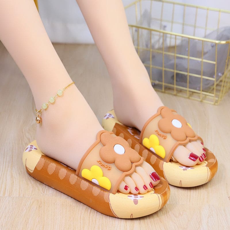 6 Colors Cute Flower Home Wear Sandals ON878 - slippers