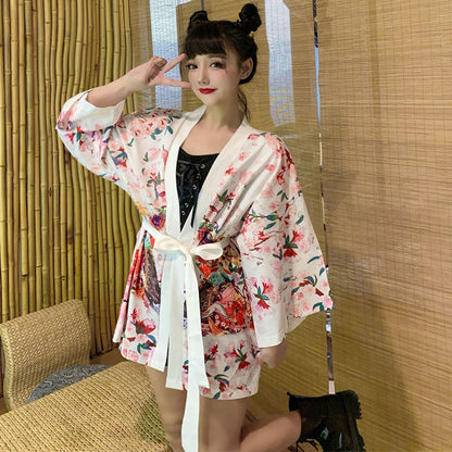 Anime Girl Vintage Kimono Outerwear Modakawa