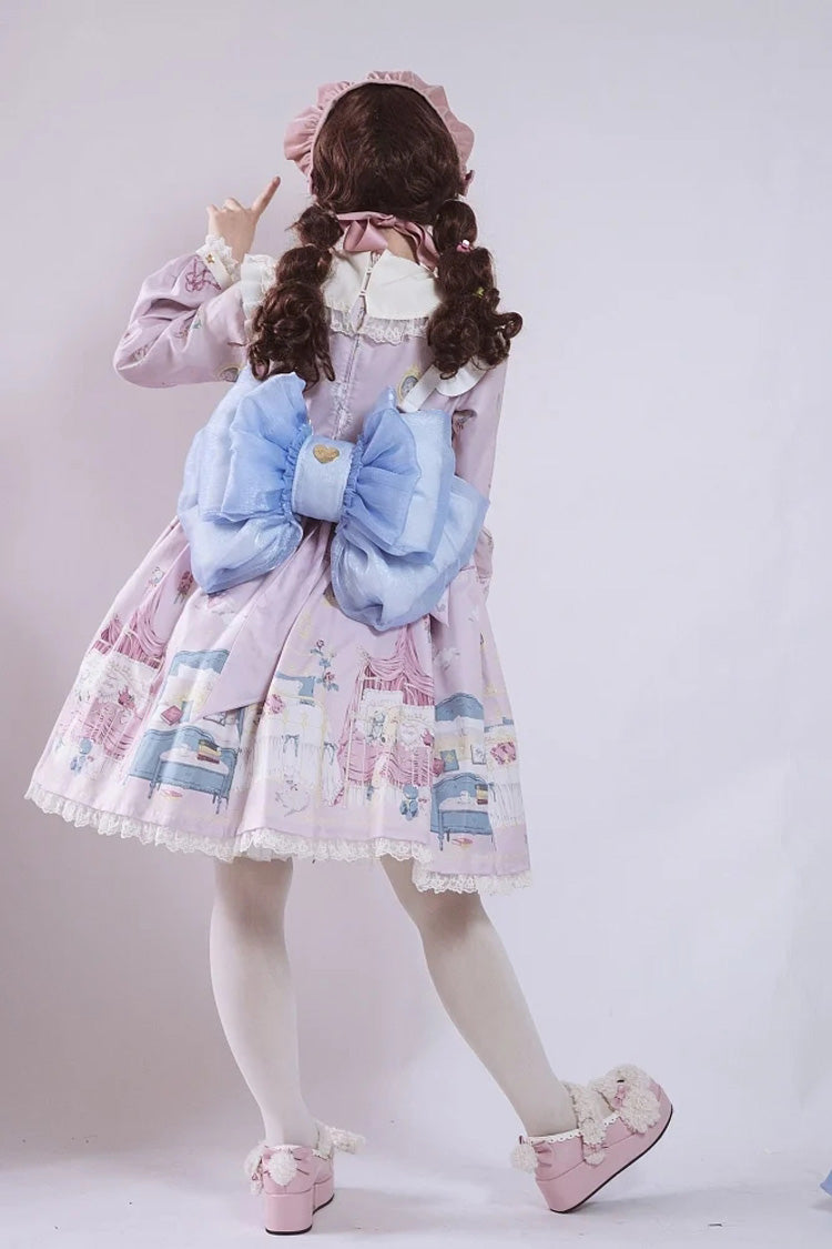 Big Blue Bowknot Lolita Backpack SpreePicky