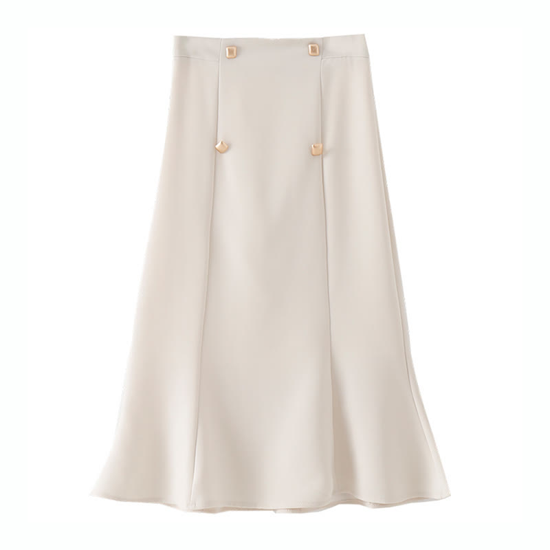 Elegant Flouncing Hem Skirt modakawa