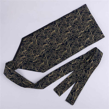 Aesthetic Print Lace Up Hanfu Waistband modakawa