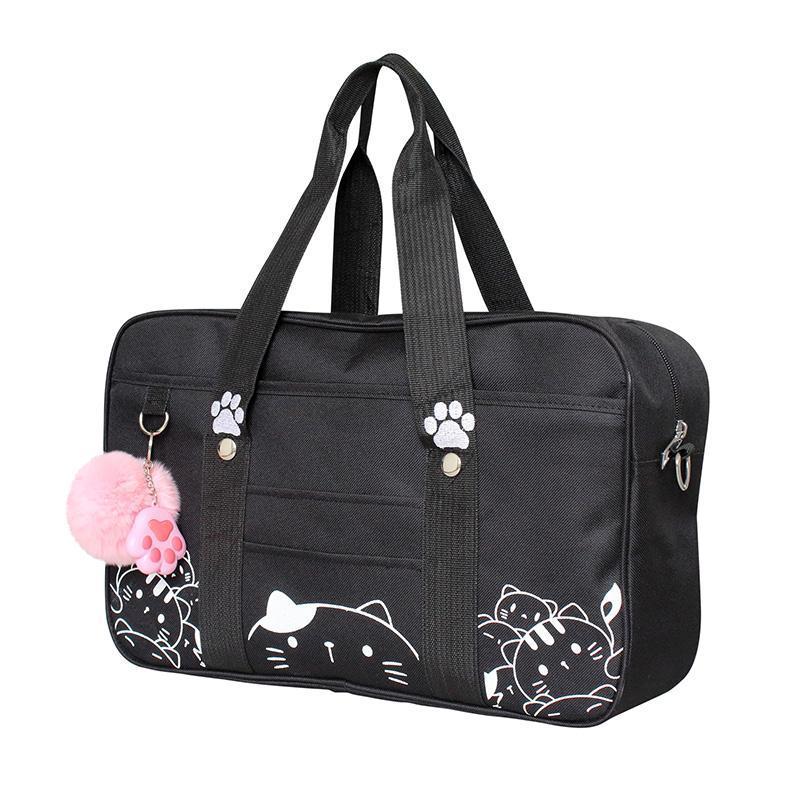 Kawaii JK Cat Cartoon Uniform Crossbody Bag Modakawa