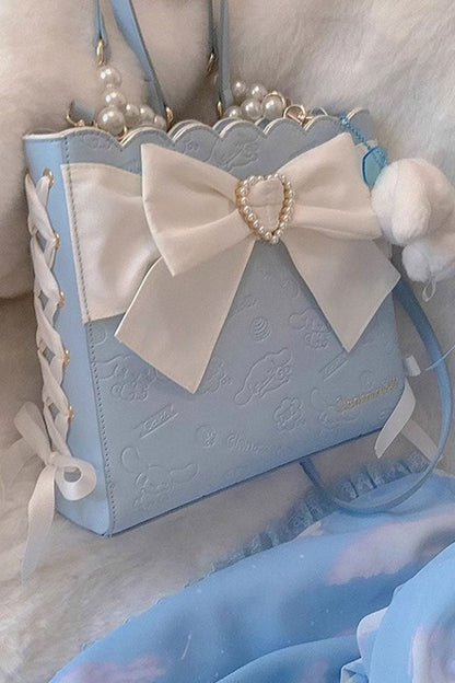 Bowknot Pearl Sweet Shoulder Bag SpreePicky