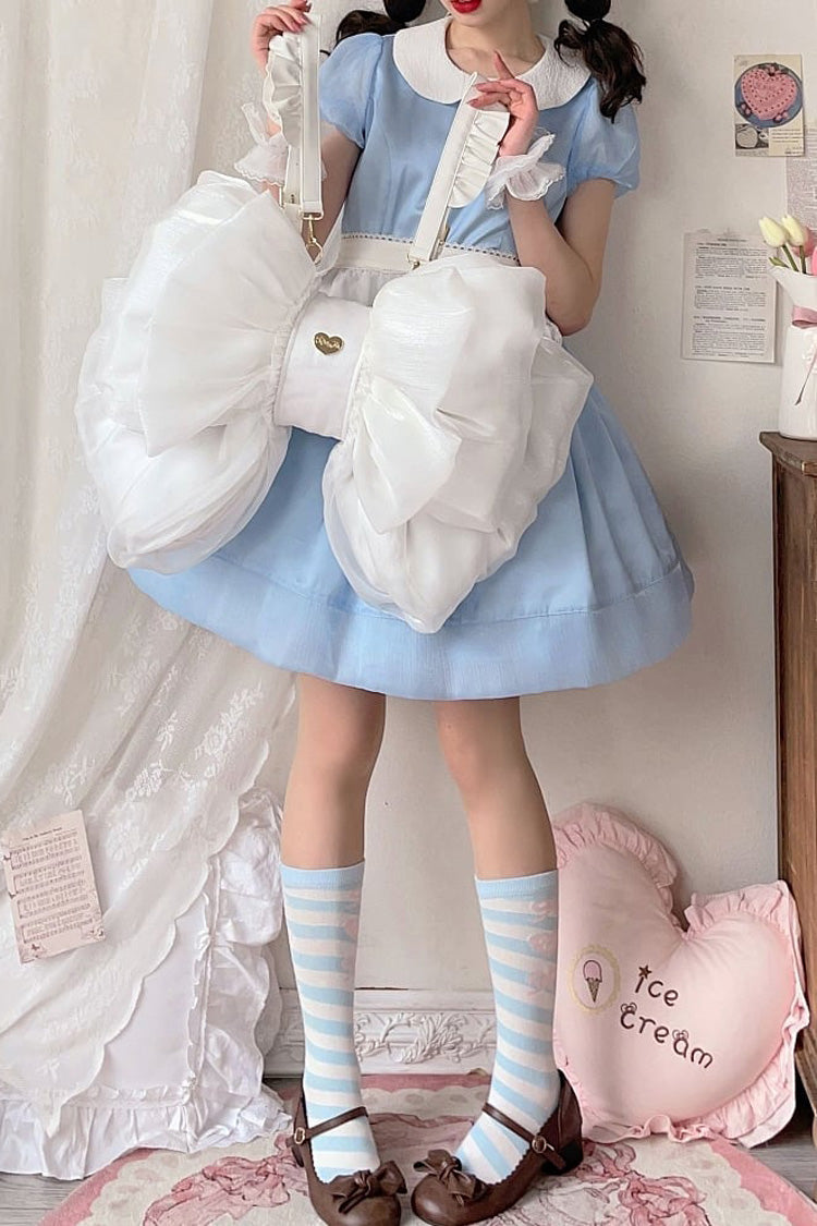 Big White Bowknot Lolita Backpack SpreePicky