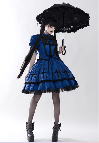 Halloween Cross Lolita Dress Confession Balloon