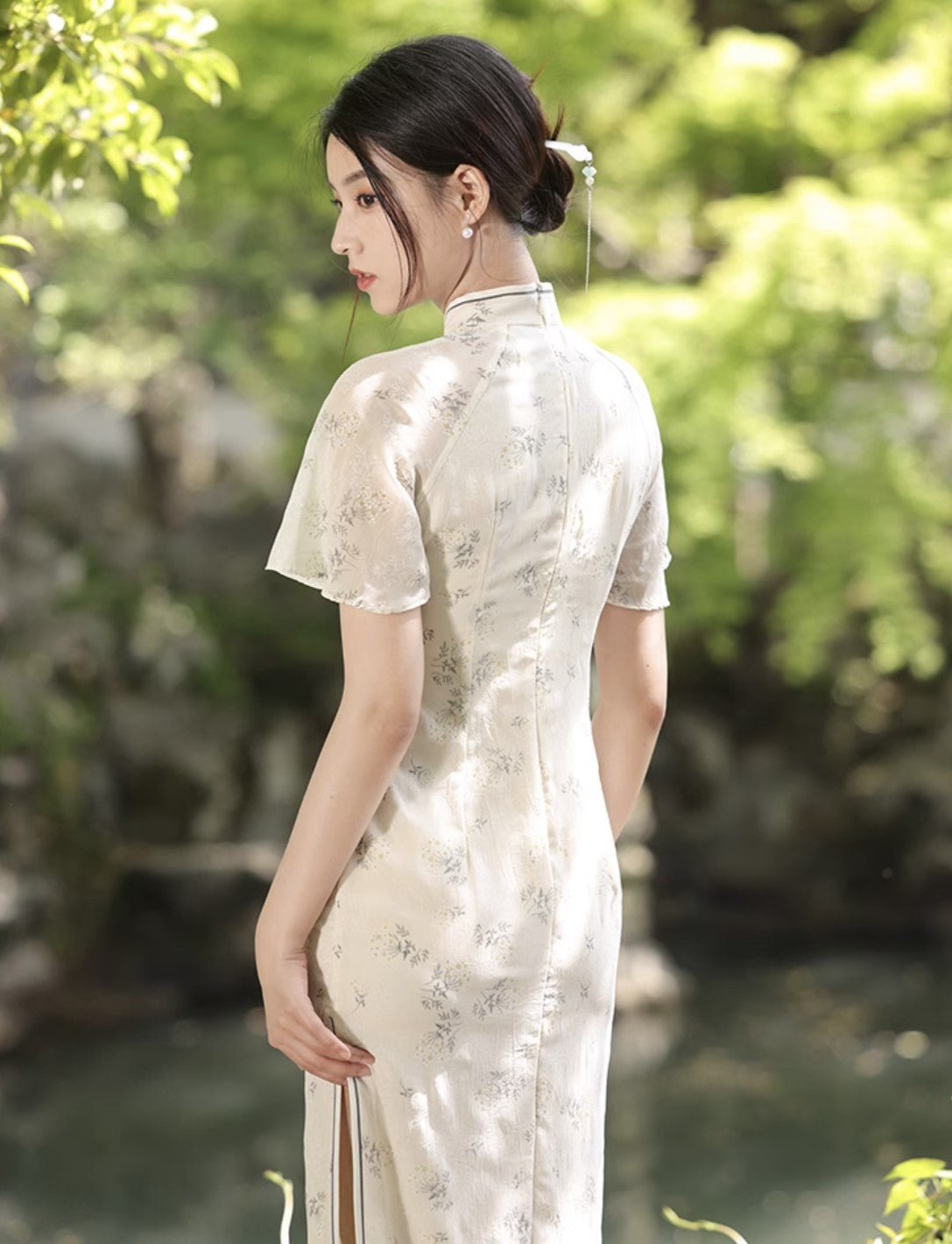 Retro Spring Dress Cheongsam Hanfu Story