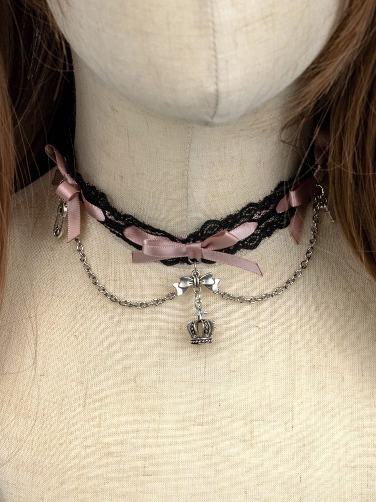 Lolita Bowknots Gothic Choker mySite