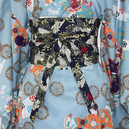 Aesthetic Print Lace Up Hanfu Waistband modakawa