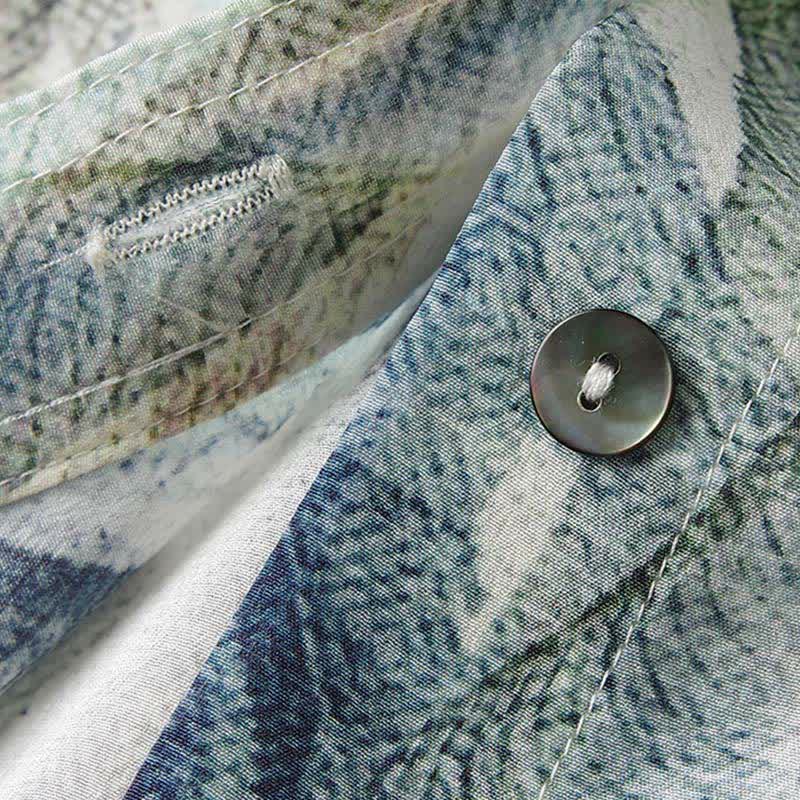 Vintage Printing Pocket Lapel Shirt modakawa