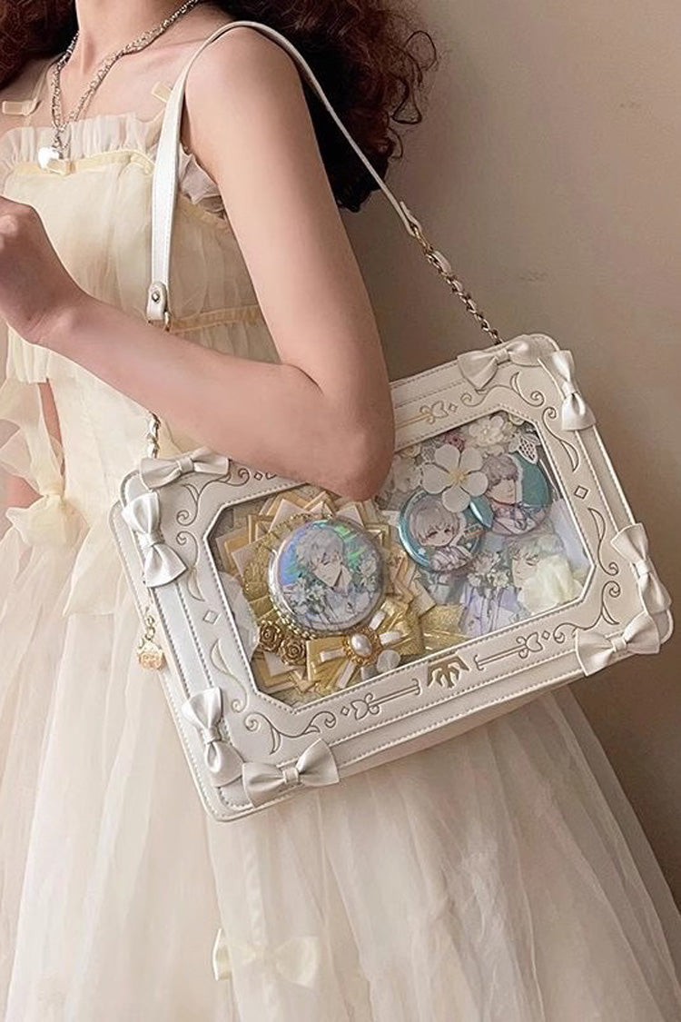 Transparent Princess Bow Shoulder Bag SpreePicky