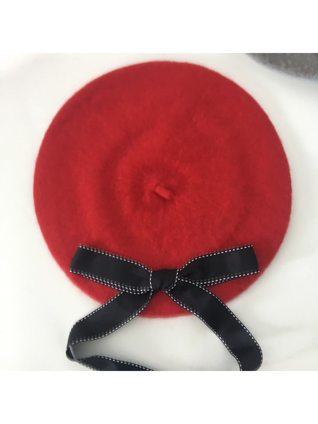 Vintage Bow Beret Hat Modakawa