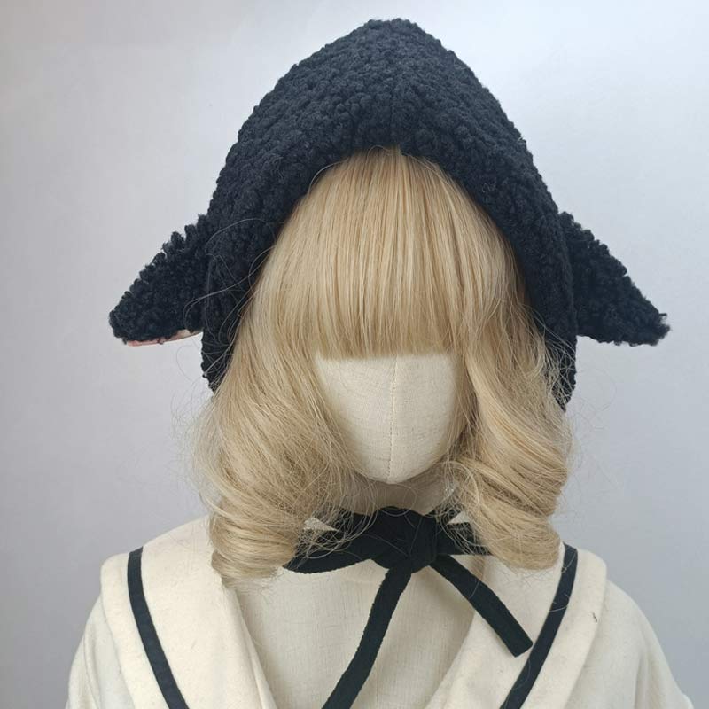 Cute Sheep Ears Lace Lolita Hat Warm modakawa