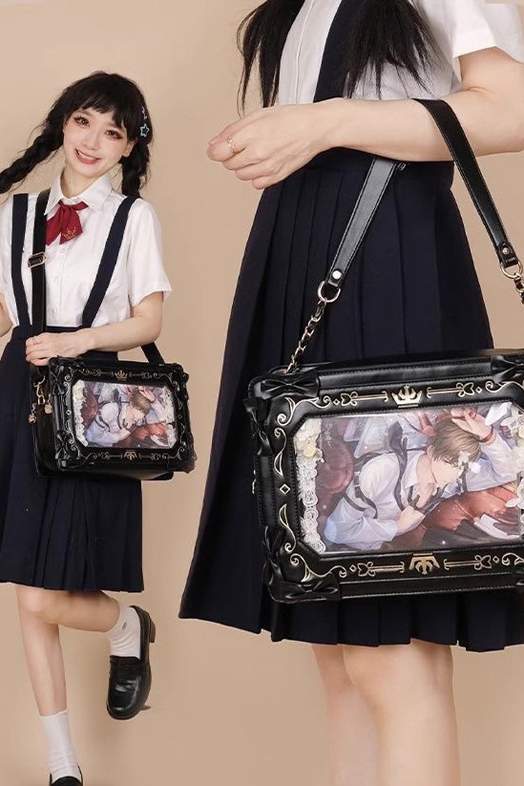 Transparent Princess Bow Shoulder Bag SpreePicky