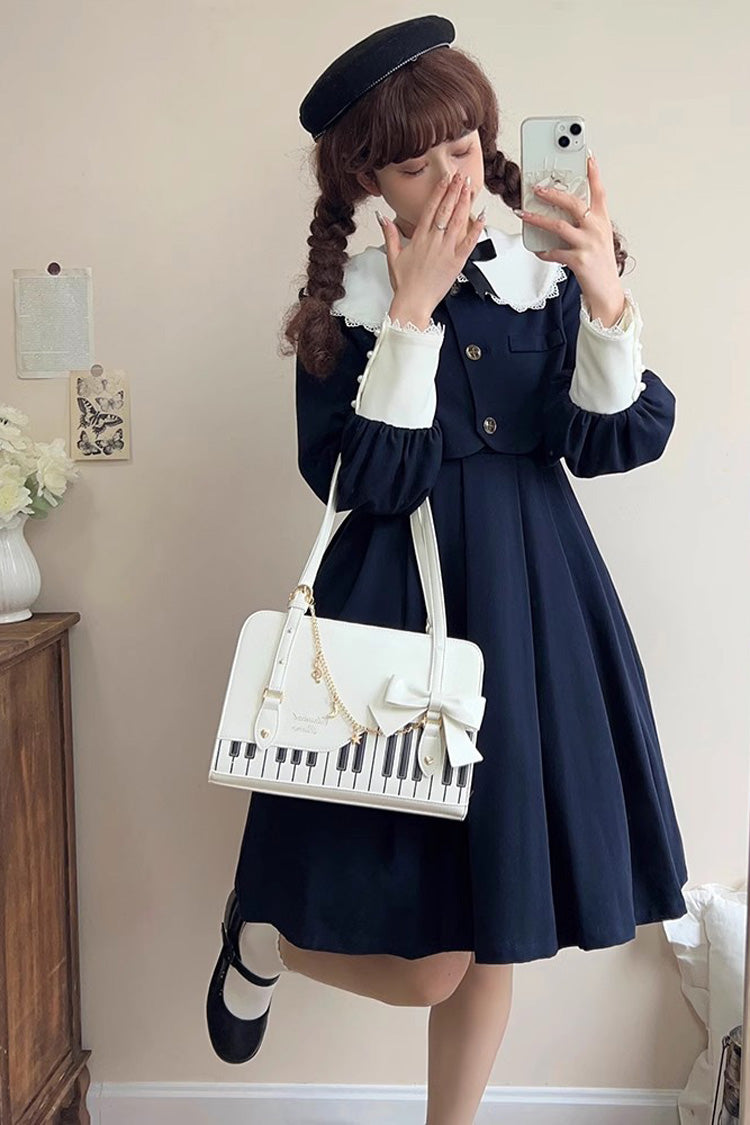 Piano Waltz Bowknot Handbag SpreePicky