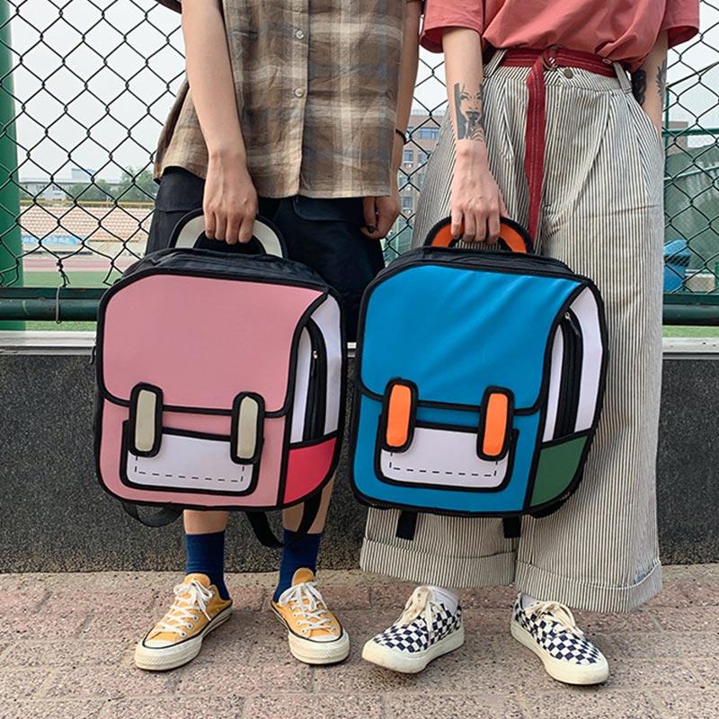 Three Dimensional Cartoon Backpack Modakawa