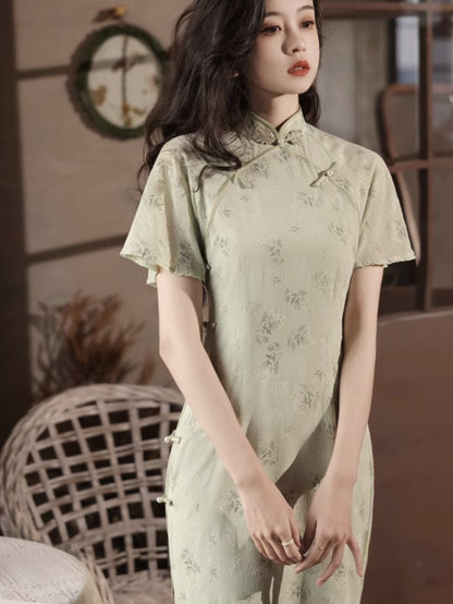 Retro Spring Dress Cheongsam Hanfu Story