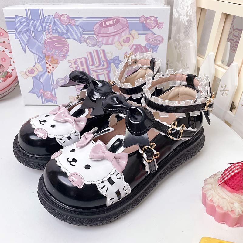 Kawaii Bunny Lolita Mary Janes Shoes modakawa