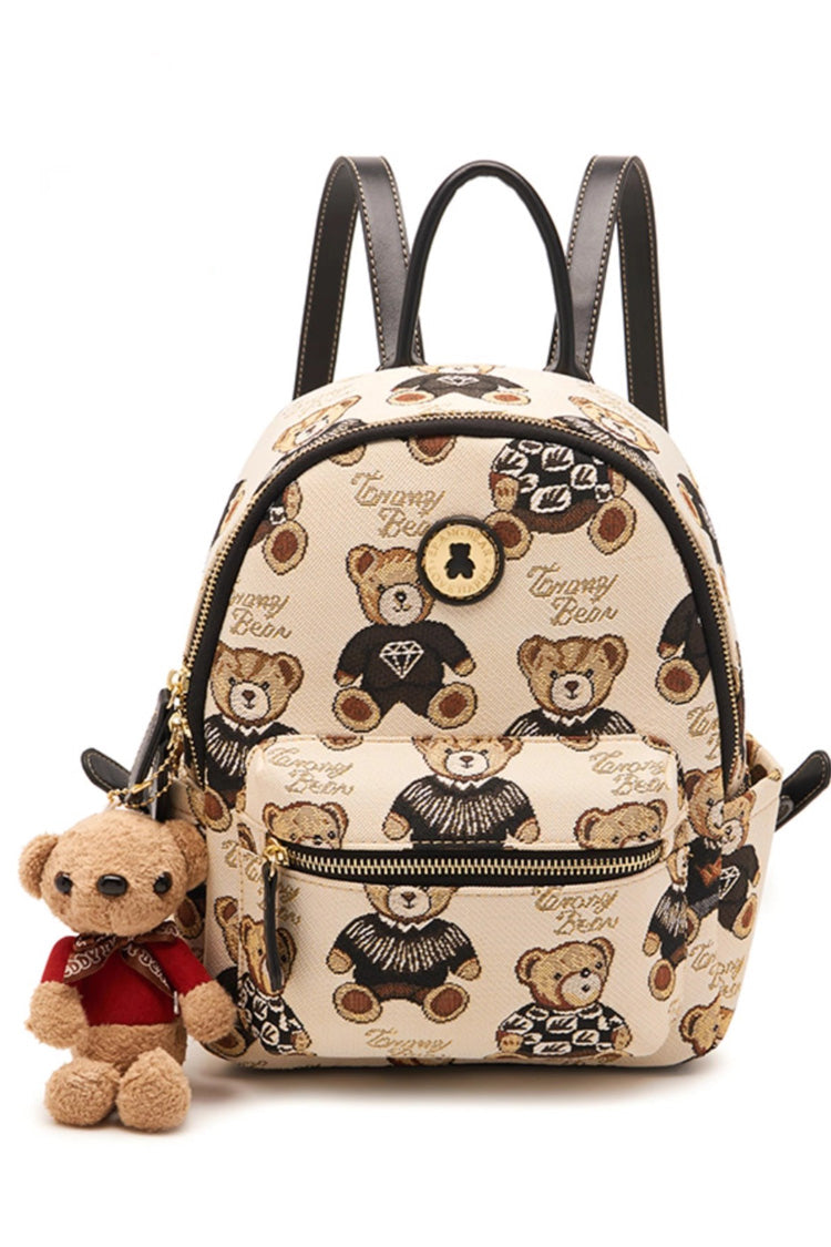 Bear Print Lolita Backpack SpreePicky