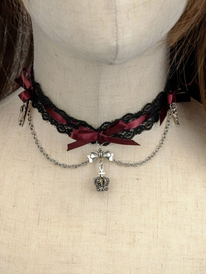 Lolita Bowknots Gothic Choker mySite