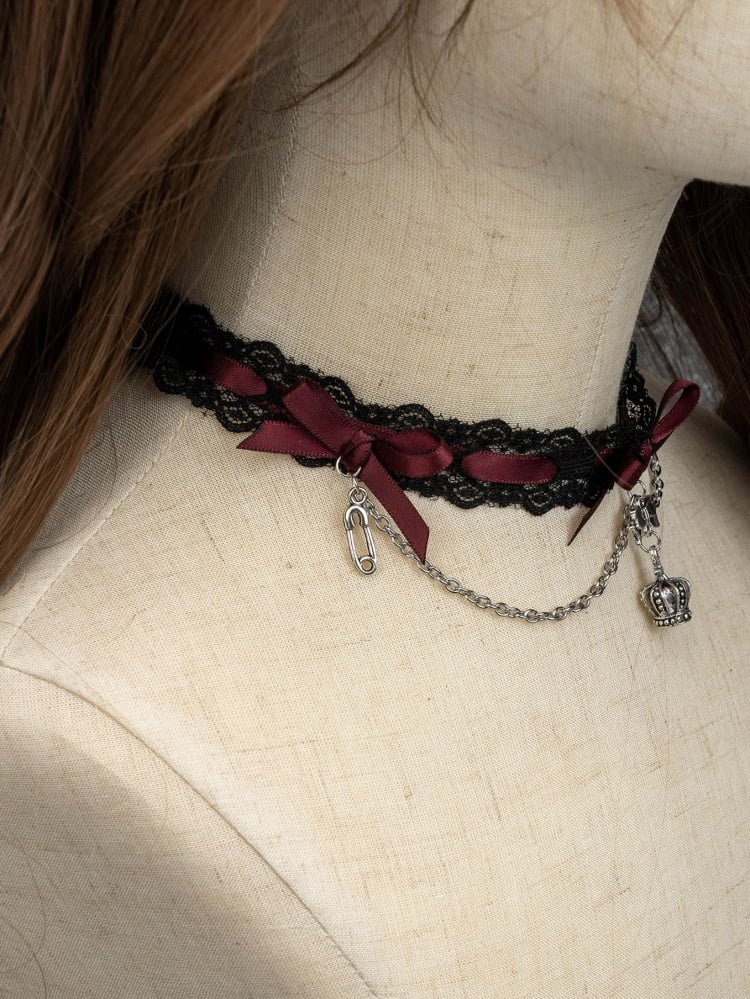 Lolita Bowknots Gothic Choker mySite