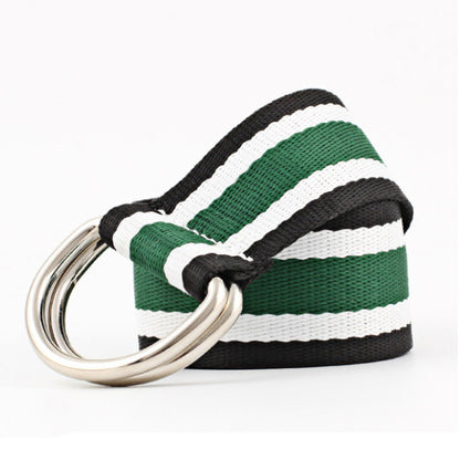 Colorful Striped Belt Boogzel Clothing