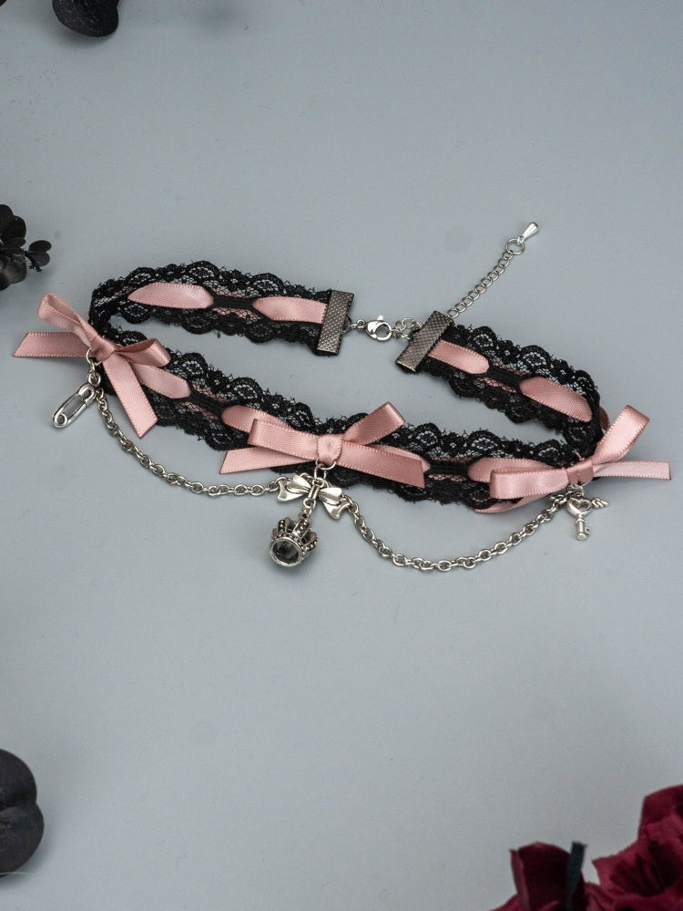 Lolita Bowknots Gothic Choker mySite