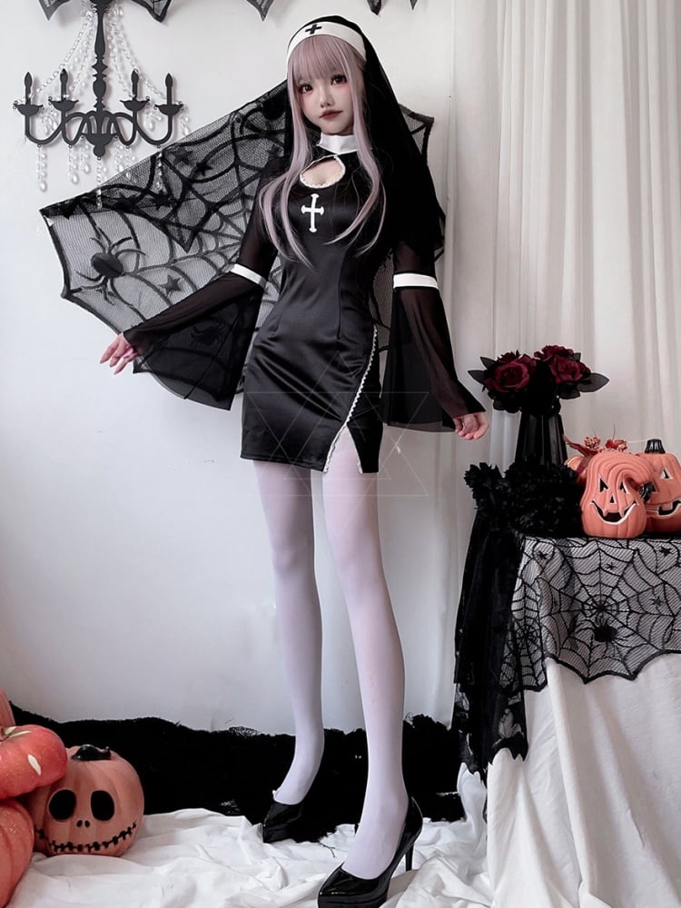 Halloween Black Dark Dress Costume mySite