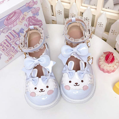 Kawaii Bunny Lolita Mary Janes Shoes modakawa