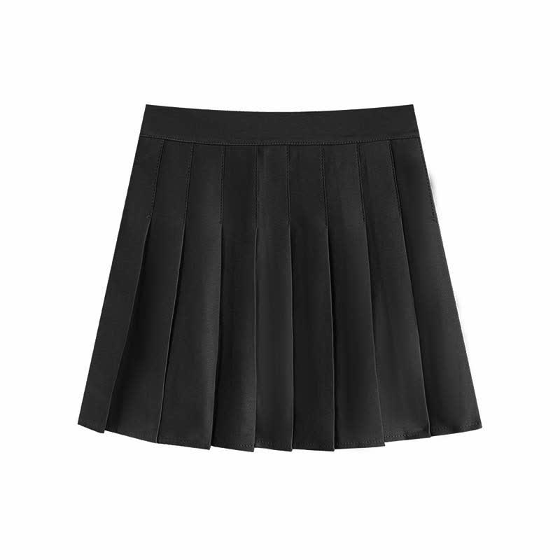 Irregular Cardigan Sweater High Waist Pleated Skirt Set Modakawa