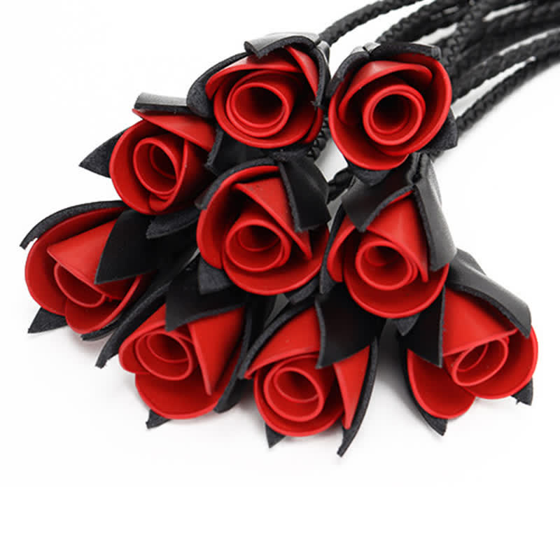 Red Maid Cosplay Leather Rose Whip modakawa