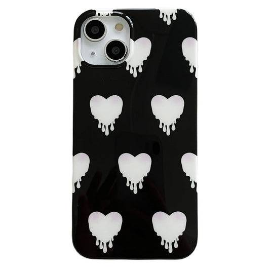 Black and White Heart iPhone Case SpreePicky