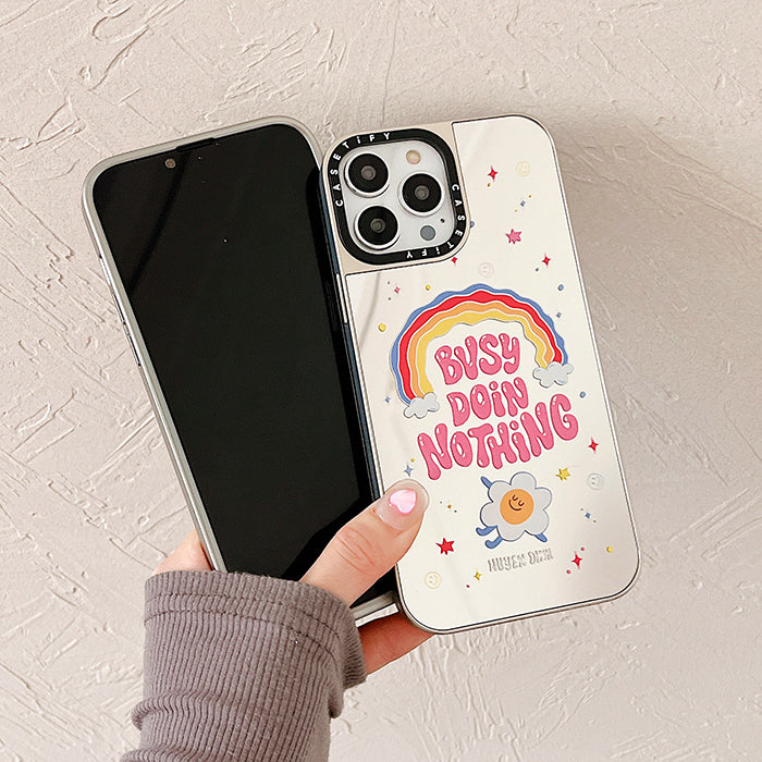 Rainbow Mirror iPhone Case Boogzel Clothing