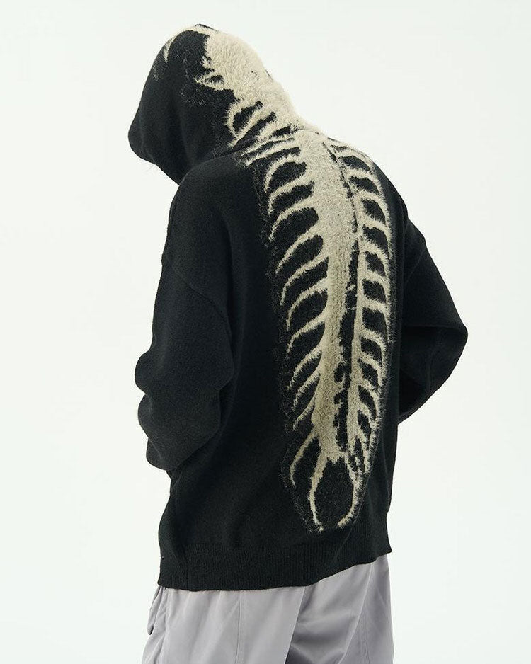 Centipede Knit Hoodie SpreePicky