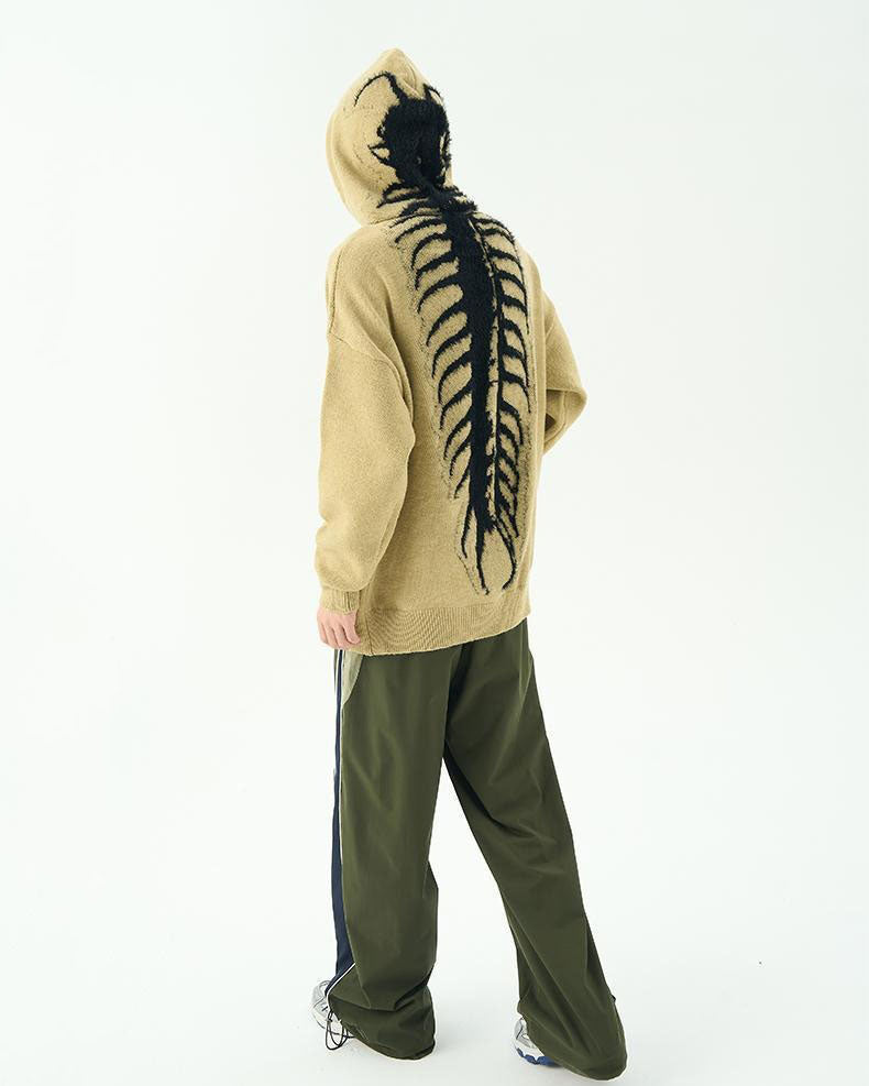 Centipede Knit Hoodie SpreePicky