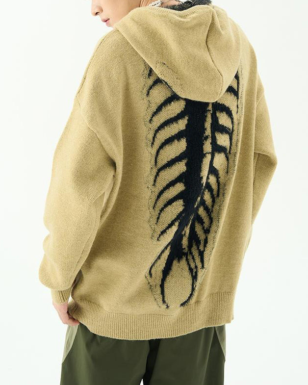 Centipede Knit Hoodie SpreePicky