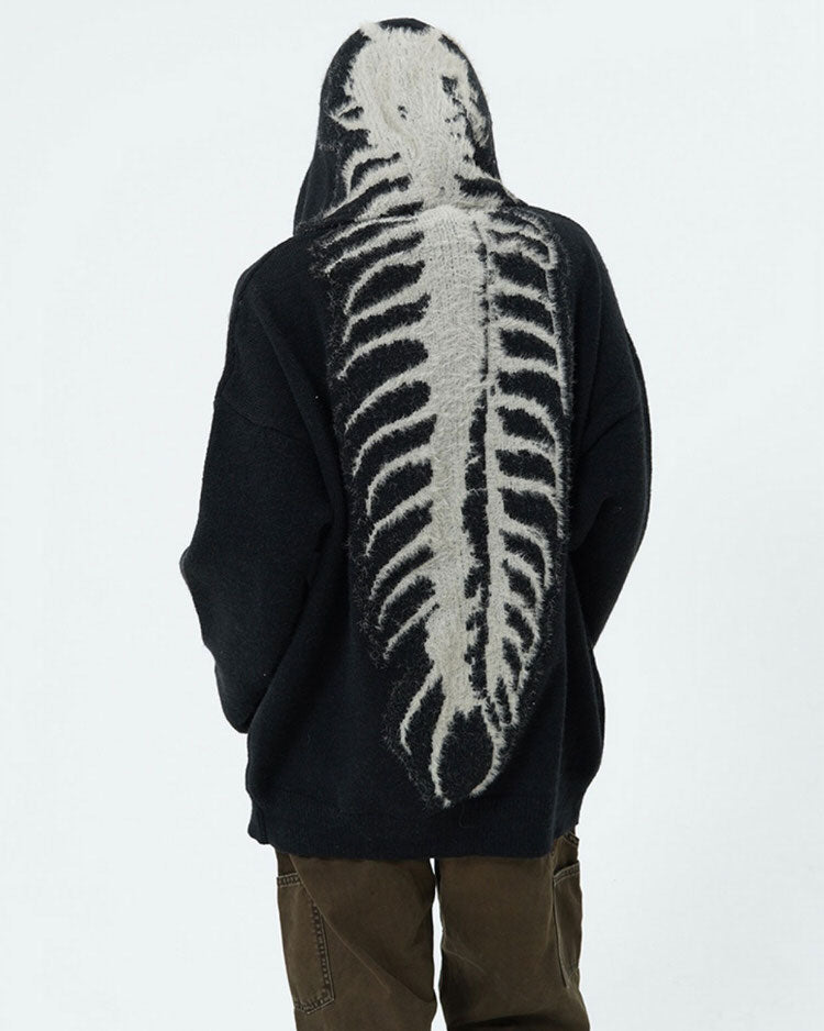 Centipede Knit Hoodie SpreePicky