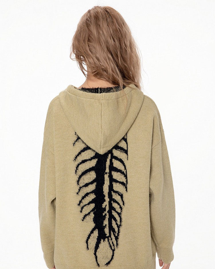 Centipede Knit Hoodie SpreePicky