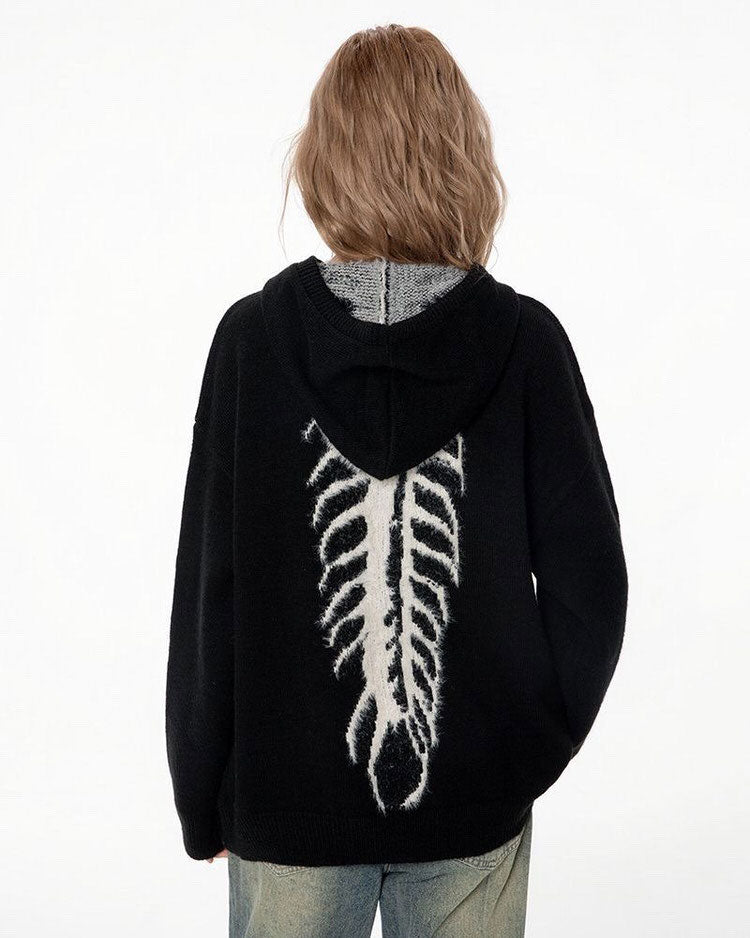 Centipede Knit Hoodie SpreePicky