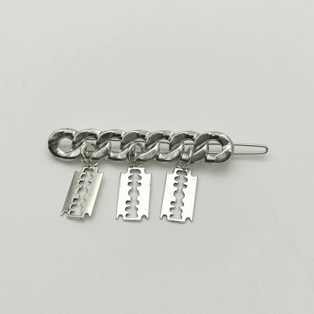 Chain Pendant Hair Clips SpreePicky