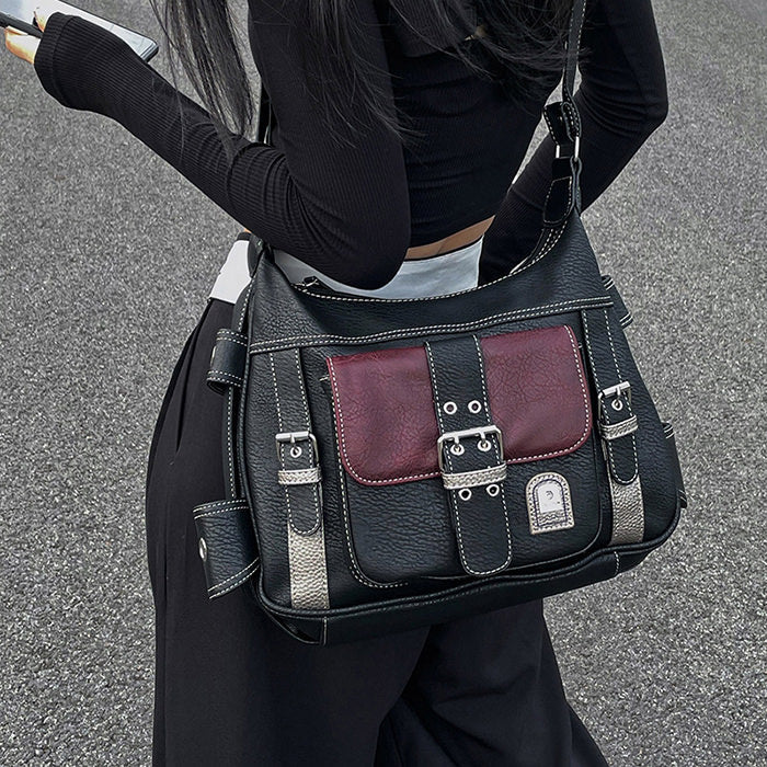 Black Check Shoulder Bag SpreePicky